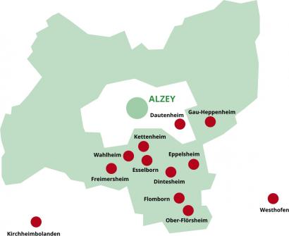 Fahrziele des Bürgerbus der Projektgruppe 4